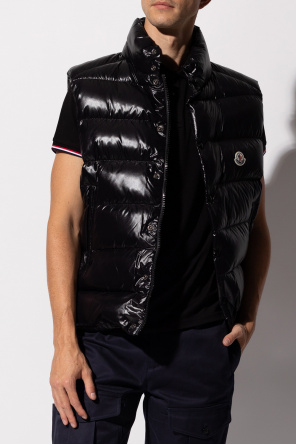 Black 'Tibb' down vest Moncler - EdifactoryShops CR